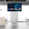 StarTech.com Griestu TV Kronšteins - Pilnas Kustības Universāls Piekarināms Viena Ekrāna Kronšteins ar Regulējamu Teleskopisko Stabu - Slīpums / Pagrieziens - VESA Kronšteins 32 inch-75 inch Displejiem