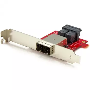 StarTech.com Mini-SAS adapteris - Divi SFF-8643 uz SFF-8644 - ar pilna un zema profila kronšteiniem - 12Gbps