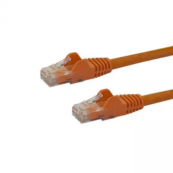 StarTech.com 10m CAT6 Ethernet kabelis - oranžs CAT6 Gigabit Ethernet vads - 250MHz 100W PoE RJ45 UTP tīkla/spraudkabelis bez āķīšiem ar sprieguma atvieglojumu, individuāli pārbaudīts