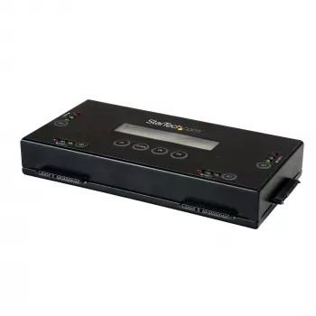StarTech.com 4 nodalījumu SSD/HDD cietā diska dzēsējs - 2.5 inch un 3.5 inch SATA - bezdatora autonoma droša dzēšana - 9 dzēšanas režīmi - RS232 printera ports - NIST/DOD un TAA atbilstošs