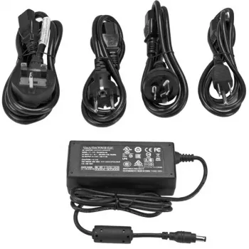 StarTech.com DC barošanas adapteris - 12V, 5A, universāls, iekštelpu, 110-240 V, 12 V, 2 A, 5 A