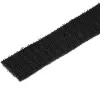 StarTech.com 50 pēdu Velcro ruļļa – Pašgriežamas daudzreiz lietojamas kabeļu saites – Rūpnieciskā vadu stiprinājuma lente /Pielāgojami auduma aptinumi melni / Daudzreiz lietojamas pašfiksējošas kabeļu pārvaldības siksnas