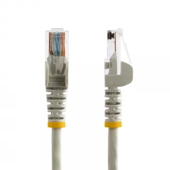 StarTech.com Cat5e Ethernet Patch Kabelis ar Snagless RJ45 Savienotājiem - 0,5 m, Pelēks