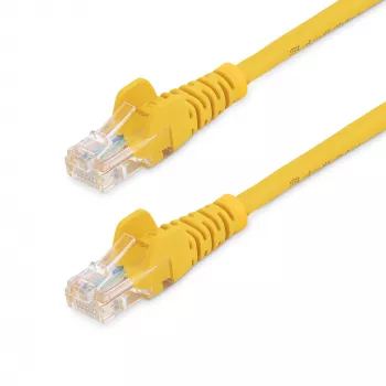 StarTech.com Cat5e Ethernet Patch Kabelis ar Snagless RJ45 Savienotājiem - 5 m, Dzeltens