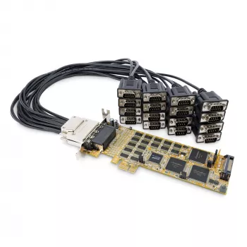 StarTech.com 16-portu zema profila seriālā karte - RS232 - PCI Express