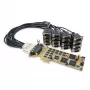 StarTech.com 16-portu zema profila seriālā karte - RS232 - PCI Express