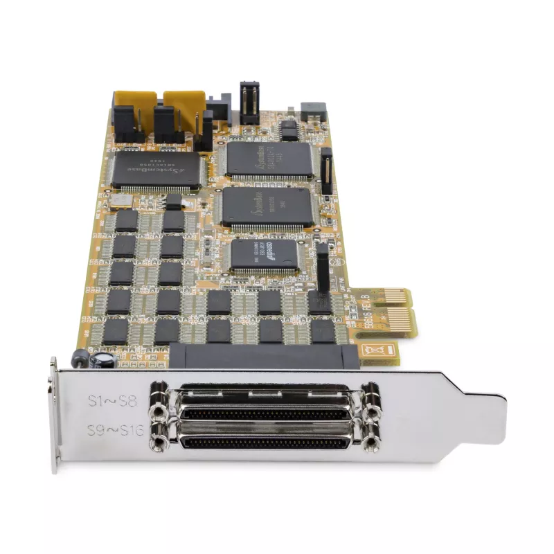 StarTech.com 16-portu zema profila seriālā karte - RS232 - PCI Express