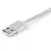 StarTech.com 1 m USB daudzfunkciju uzlādes kabelis - USB uz Micro-USB, USB-C vai Lightning - Apple MFi sertificēts - 3-in-1 - pīts