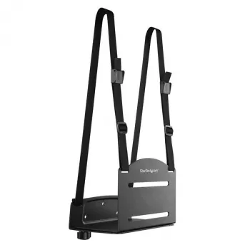 StarTech.com CPU Mount - regulējams datora sienas stiprinājums, universāls, 10 kg, melns, tērauds, vertikāls