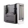 StarTech.com CPU Mount - regulējams datora sienas stiprinājums, universāls, 10 kg, melns, tērauds, vertikāls