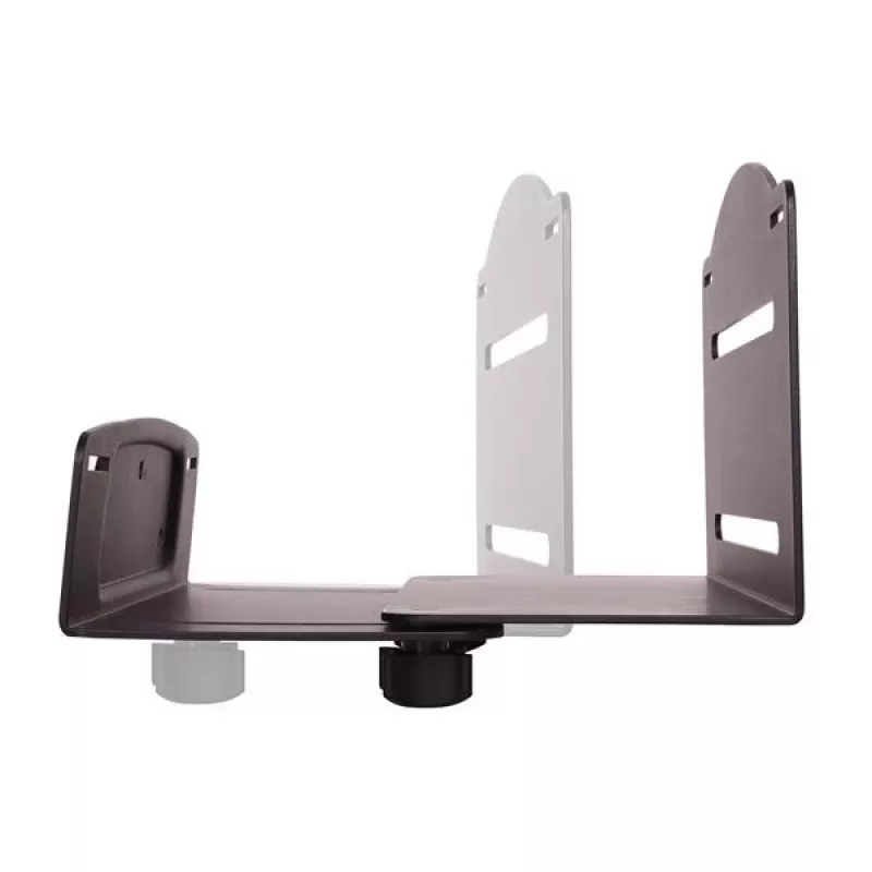 StarTech.com CPU Mount - regulējams datora sienas stiprinājums, universāls, 10 kg, melns, tērauds, vertikāls