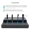 StarTech.com USB zibatmiņu dublikators un dzēsējs 1:7, 1.5 GB/min, LCD