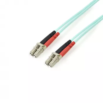 StarTech.com 3m (10ft) LC/UPC-LC/UPC OM4 daudzmodu optiskās šķiedras kabelis, 50/125µm LOMMF/VCSEL, 100G, zemi ievietošanas zudumi, LSZH