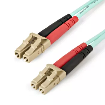 StarTech.com 5m LC/UPC-LC/UPC OM4 daudzmodu optiskās šķiedras kabelis, 50/125µm, 100G, zems ievietošanas zudums, LSZH