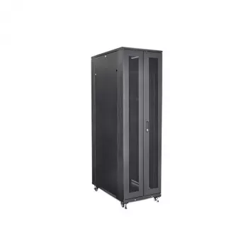 StarTech.com 4-Post 42U Serveru Rack Skapis, 19 collu Datu Rack Skapis Datoru / AV / IT Iekārtu Montāžai, Serveru Rack Korpuss ar Ritenīšiem, Pilna Izmēra Industriālā Tīkla Uzglabāšana