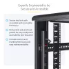 StarTech.com 4-Post 42U Serveru Rack Skapis, 19 collu Datu Rack Skapis Datoru / AV / IT Iekārtu Montāžai, Serveru Rack Korpuss ar Ritenīšiem, Pilna Izmēra Industriālā Tīkla Uzglabāšana