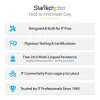 StarTech.com 4-Post 42U Serveru Rack Skapis, 19 collu Datu Rack Skapis Datoru / AV / IT Iekārtu Montāžai, Serveru Rack Korpuss ar Ritenīšiem, Pilna Izmēra Industriālā Tīkla Uzglabāšana