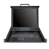 StarTech.com 8 Portu Rackmontāžas KVM Konsole ar 6 pēdu Kabeļiem - Integrēts KVM Slēdzis ar 17 collu LCD Monitoru - Pilnvērtīga 1U LCD KVM Atvilktne - OSD KVM - Izturīgs 50 000 MTBF - USB + VGA Atbalsts