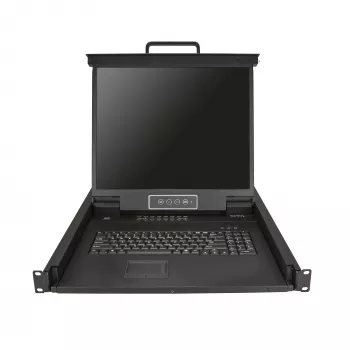 StarTech.com 16 Portu KVM Konsole ar 19 inch LCD Monitoru - 1U Rack Slīdnis ar USB+VGA