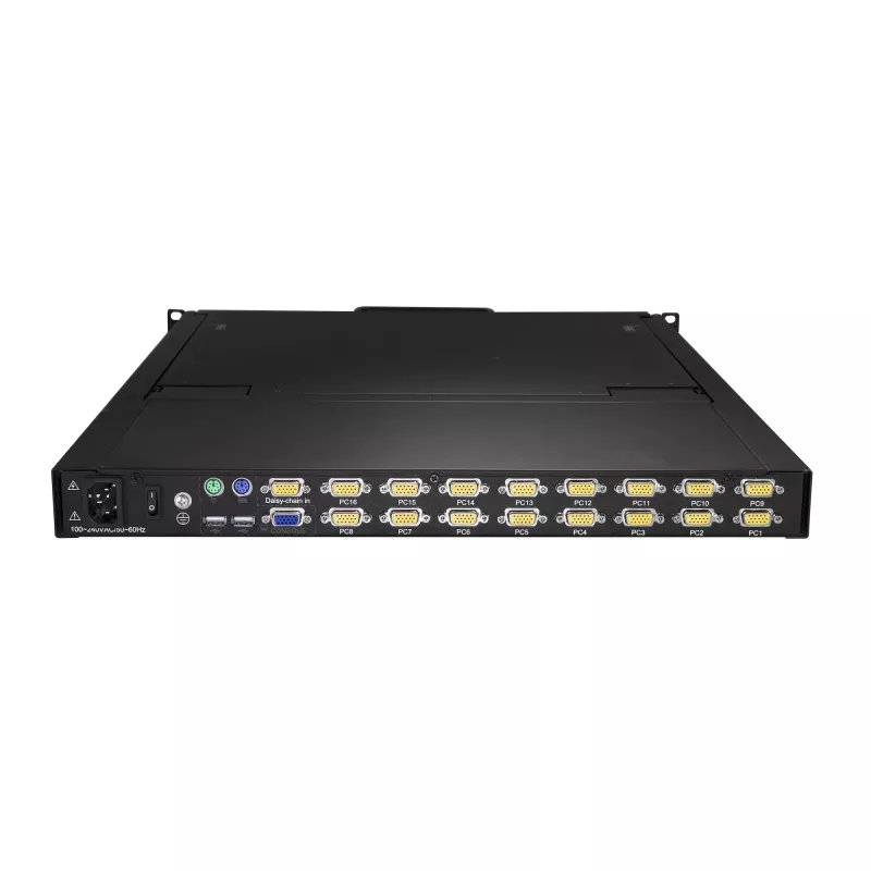 StarTech.com 16 Portu KVM Konsole ar 19 inch LCD Monitoru - 1U Rack Slīdnis ar USB+VGA