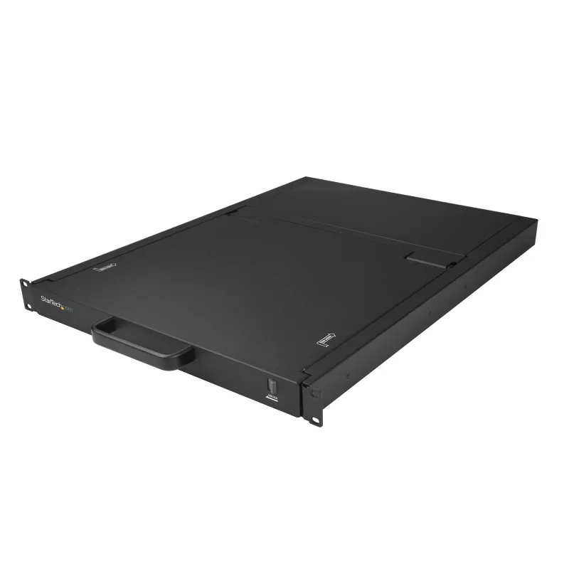 StarTech.com 16 Portu KVM Konsole ar 19 inch LCD Monitoru - 1U Rack Slīdnis ar USB+VGA