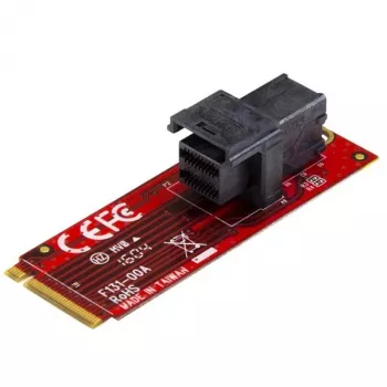 StarTech.com U.2 (SFF-8643) uz M.2 PCI Express 3.0 x4 savienotājkarte 2.5 inch U.2 NVMe SSD