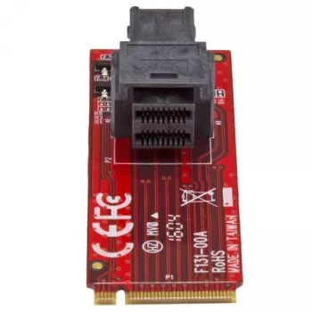 StarTech.com U.2 (SFF-8643) uz M.2 PCI Express 3.0 x4 savienotājkarte 2.5 inch U.2 NVMe SSD