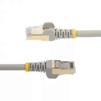 StarTech.com 3m CAT6a Ethernet kabelis - 10 Gigabit ekranēts RJ45 100W PoE pagarinātājs - 10GbE STP tīkla kabelis ar stieples atslogotāju - Pelēks, individuāli testēts/vadi ir UL sertificēti/TIA