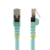 StarTech.com 2m CAT6a Ethernet kabelis - 10 Gigabit ekranēts RJ45 100W PoE pagarinātājs - 10GbE STP tīkla kabelis ar sprieguma atslogotāju - Aqua individuāli testēts / vadi UL sertificēti / TIA