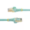 StarTech.com 2m CAT6a Ethernet kabelis - 10 Gigabit ekranēts RJ45 100W PoE pagarinātājs - 10GbE STP tīkla kabelis ar sprieguma atslogotāju - Aqua individuāli testēts / vadi UL sertificēti / TIA