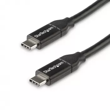 StarTech.com USB-C uz USB-C kabelis ar 5A PD – vīriešu/vīriešu – 0.5 m – USB 2.0 – USB-IF sertificēts