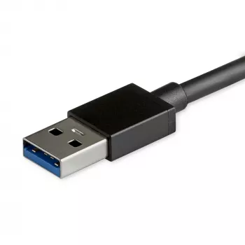 StarTech.com 4 Portu USB 3.0 Hubs - USB-A uz 4x USB 3.0 Type-A ar individuāliem ieslēgšanas/izslēgšanas slēdžiem - SuperSpeed 5Gbps USB 3.1/3.2 Gen 1 - USB barošana no kopnes - pārnēsājams - 25cm pievienots kabelis