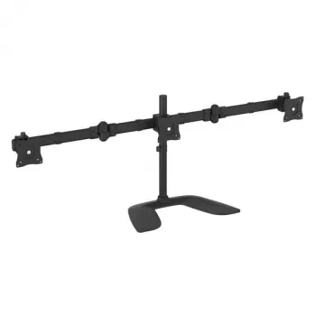 StarTech.com Trīs monitoru galda statīvs - artikulējošs, skavas stiprinājums, 24 kg, 33 cm (13 collas), 68.6 cm (27 collas), 100 x 100 mm, melns