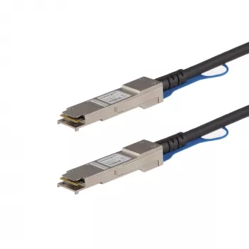 StarTech.com Juniper EX-QSFP-40GE-DAC-50CM saderīgs 0,5 m 40G QSFP+ uz QSFP+ tiešais savienojuma kabelis Twinax - 40GbE QSFP+ vara DAC 40 Gbps zema enerģijas patēriņa pasīvais uztvērēja modulis DAC