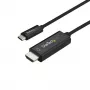 StarTech.com 2m USB-C uz HDMI kabelis - 4K 60Hz USB Type-C uz HDMI 2.0 video adaptera kabelis - Thunderbolt 3 saderīgs - Melns