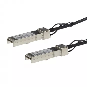 StarTech.com Cisco SFP-H10GB-CU0-5M saderīgs 0.5m 10G SFP+ tiešās pieslēgšanas Twinax kabelis - 10GbE SFP+ vara DAC 10 Gbps zema enerģijas patēriņa pasīvs Mini GBIC/uztvērēja modulis DAC Firepower ASR9000 ASR1000