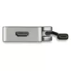StarTech.com USB-C daudzportu video adapteris ar HDMI, VGA, Mini DisplayPort vai DVI - USB Type-C monitora adapteris uz HDMI 2.0 vai mDP 1.2 (4K 60Hz) - VGA vai DVI (1080p) - Kosmosa pelēks alumīnijs