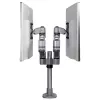 StarTech.com Divu Monitoru Piestiprināšanas Kronšteins - Premium Artikulējošs Monitora Kronšteins - līdz 30 collu VESA Displejiem - Augstuma Regulējams - Rotācija/Sasvēršana/Pagriešana - Skava/Caurums - Sudrabs