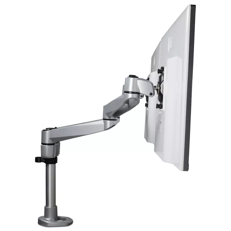 StarTech.com Divu Monitoru Piestiprināšanas Kronšteins - Premium Artikulējošs Monitora Kronšteins - līdz 30 collu VESA Displejiem - Augstuma Regulējams - Rotācija/Sasvēršana/Pagriešana - Skava/Caurums - Sudrabs