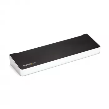 StarTech.com 4K USB-C Dokstacija, Trīs UHD 4K Monitoru Doku, Mac un Windows, USB C uz HDMI un DisplayPort, 100W Barošana, 5x USB 5Gbps Hubs - TAA