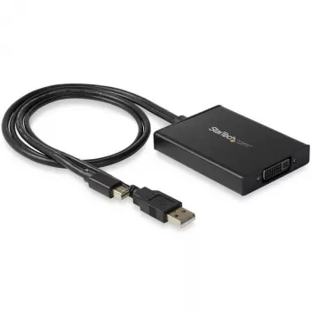 StarTech.com Mini DisplayPort uz Dual-Link DVI adapteris - USB barots - Melns