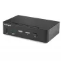 StarTech.com 2 portu DisplayPort KVM slēdzis - 4K 60Hz - viens displejs - divu portu UHD DP 1.2 USB KVM slēdzis ar integrētu USB 3.0 centrmezglu un audio - Dell HP Apple Lenovo - TAA atbilstošs