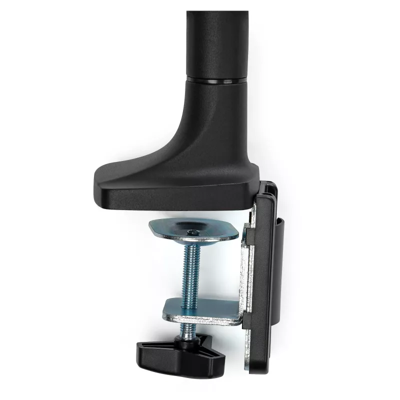 StarTech.com Galda Monitora Pamatne - Smagās Slodzes Ergonomiska VESA Monitora Roka - Vienam 9kg Displejam - Pilna Kustība, Augstuma Regulēšana, Šarnīrveida - Alumīnijs - C-Skava/Caurums - Melna