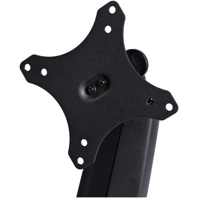 StarTech.com Galda Monitora Pamatne - Smagās Slodzes Ergonomiska VESA Monitora Roka - Vienam 9kg Displejam - Pilna Kustība, Augstuma Regulēšana, Šarnīrveida - Alumīnijs - C-Skava/Caurums - Melna