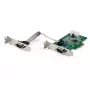 StarTech.com 2-portu PCI Express RS232 seriālā adaptera karte - PCIe RS232 seriālā kontrollera karte - PCIe uz Serial DB9 - 16950 UART - zema profila paplašinājuma karte - Windows & Linux