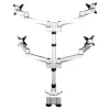 StarTech.com ARMQUADPS četru monitoru stiprinājums, VESA, līdz 27 collām, sudraba