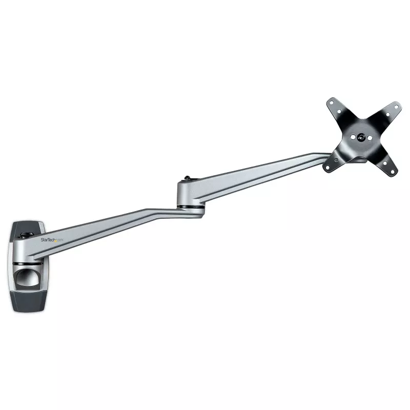StarTech.com Sienas Montāžas Monitora Pamatne - Artikulējoša Ergonoma VESA Sienas Pamatne - 20 collas (52 cm) Gara - Vienam Ekrānam līdz 34 collām - Grozāma/Slīpma/Rotējama - Regulējams Ekrāna Turētājs