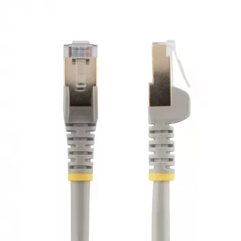 StarTech.com 7m CAT6a Ethernet kabelis - 10 Gigabit ekranēts RJ45 100W PoE pagarinātājs - 10GbE STP tīkla kabelis ar sprieguma atslogojumu - Pelēks, individuāli testēts/UL sertificēts