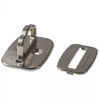 StarTech.com Laptop Cable Lock Anchor - Liels, Tērauds, Sudrabs