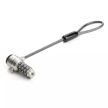 StarTech.com Universāla klēpjdatora bloķēšanas kabeļa paplašinājuma cilpa - 15 cm Pretzādzības 4-ciparu kombinācijas K-Slot bloķētājs - Datora drošības kabelis, lai izveidotu divu/vairāku galviņu slēdzeni vairākām ierīcēm